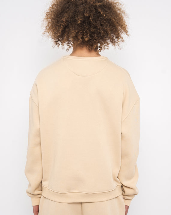 Chamakam Organic Heavy Sweatshirt Cream