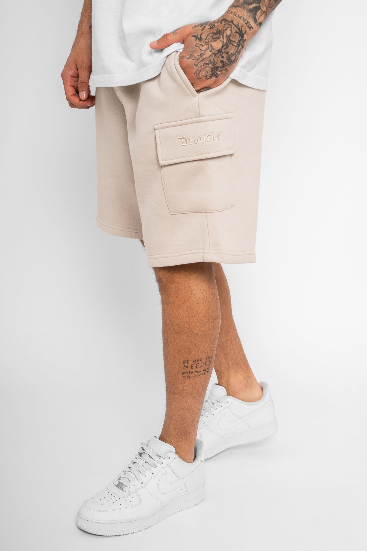 Dropsize Heavy Cargo Sweat Short Moon Beam