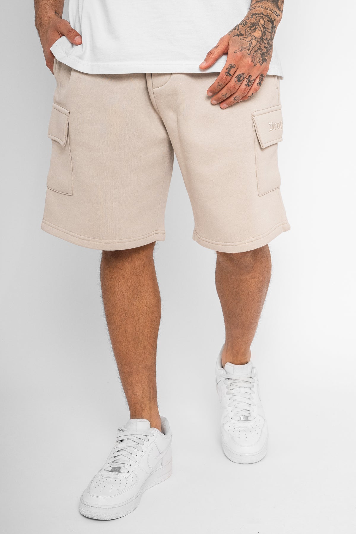 Dropsize Heavy Cargo Sweat Short Moon Beam