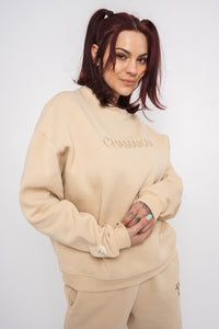 Chamakam Organic Heavy Sweatshirt Cream