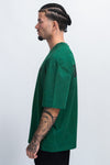 Dropsize Heavy Oversize Crime Club T-Shirt Green