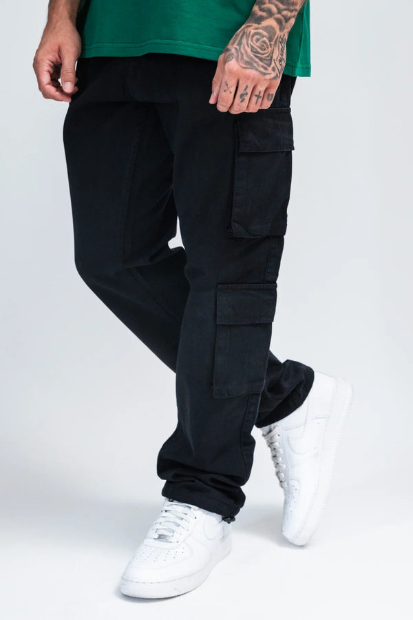 Dropsize Double Cargo Pant Black