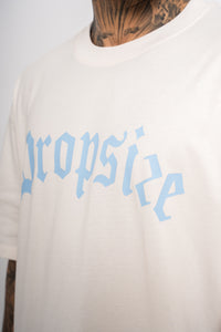 Dropsize Heavy Oversize Logo T-Shirt Coconut Cream