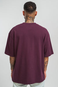 Dropsize Heavy HD Front Logo T-Shirt Grape