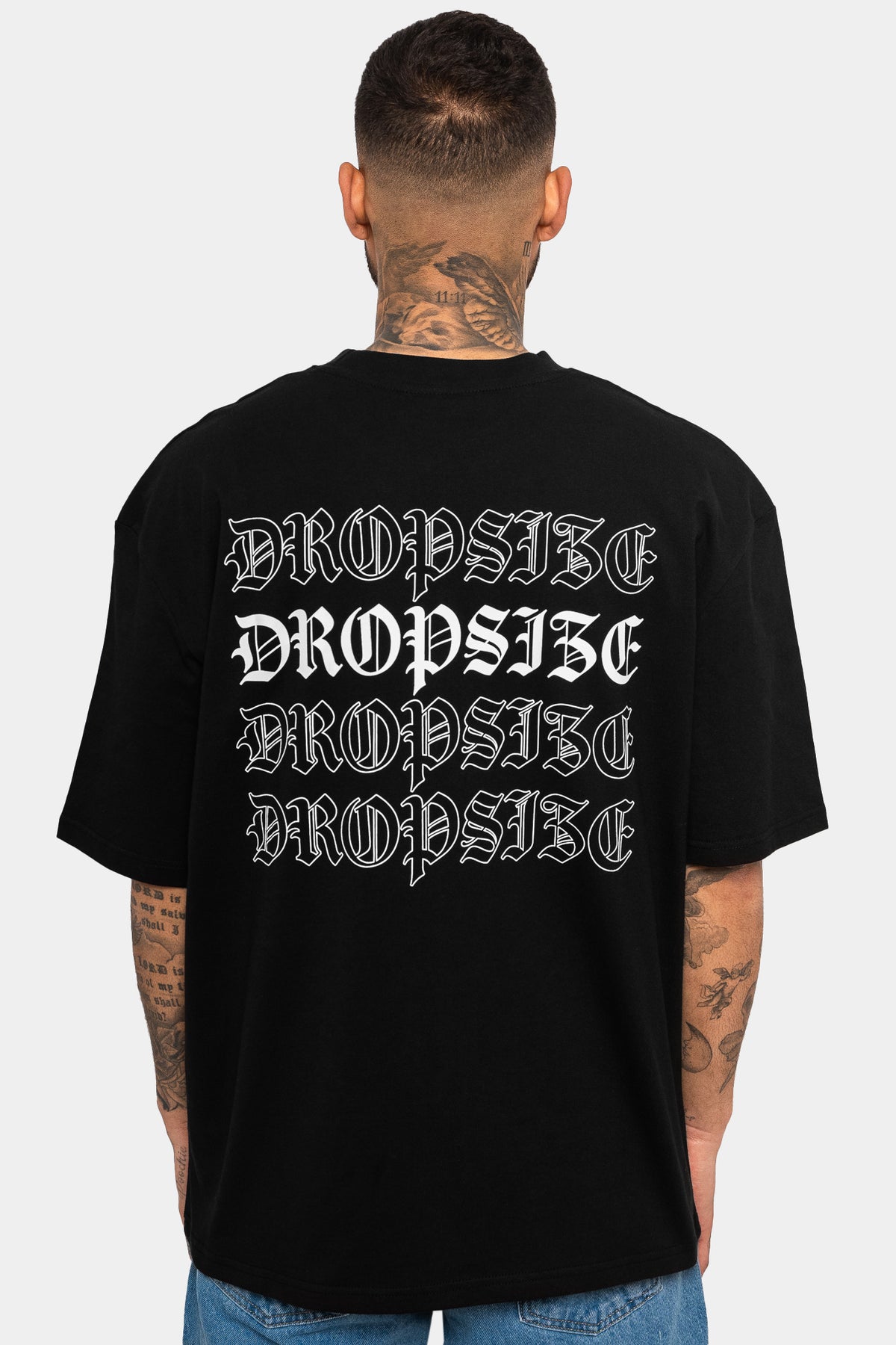 Dropsize Heavy Quattro T-Shirt Black
