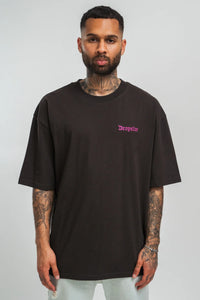 Dropsize Heavy Sky Is The Limit T-Shirt Washed Black