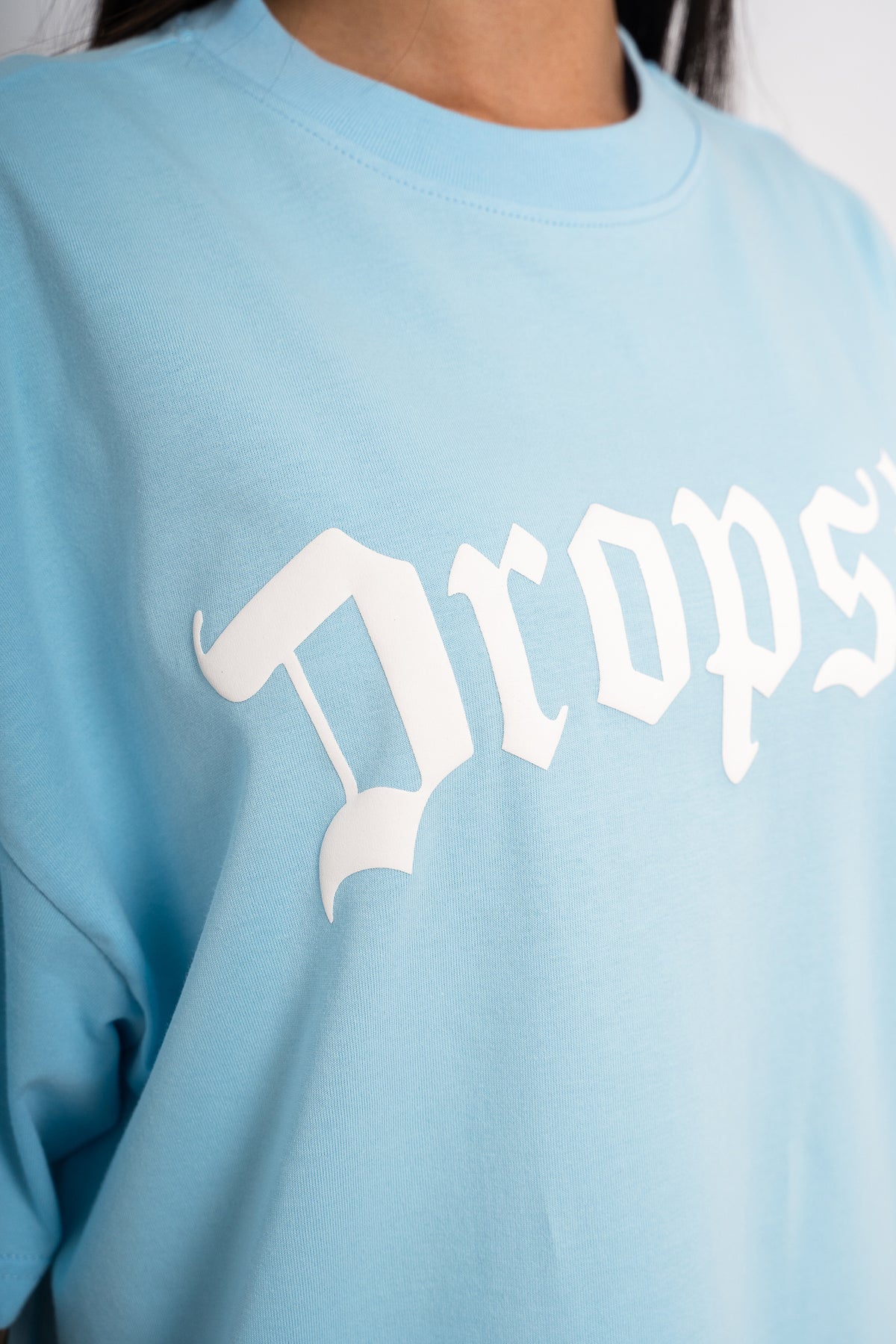 Dropsize Big Logo T-Shirt Baby Blue