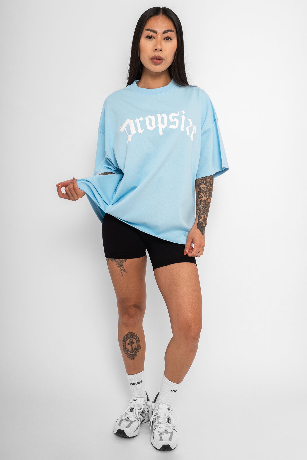 Dropsize Big Logo T-Shirt Baby Blue