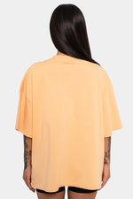Dropsize Heavy Middle HD Print T-Shirt Washed Peach