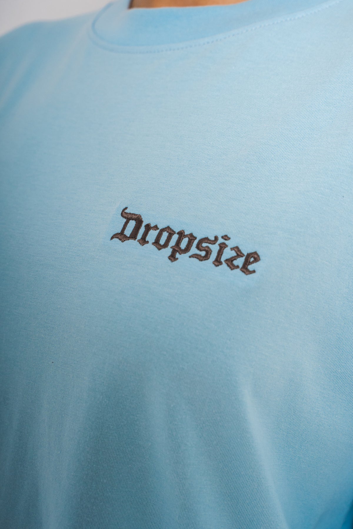 Dropsize Broken Heart T-Shirt Baby Blue