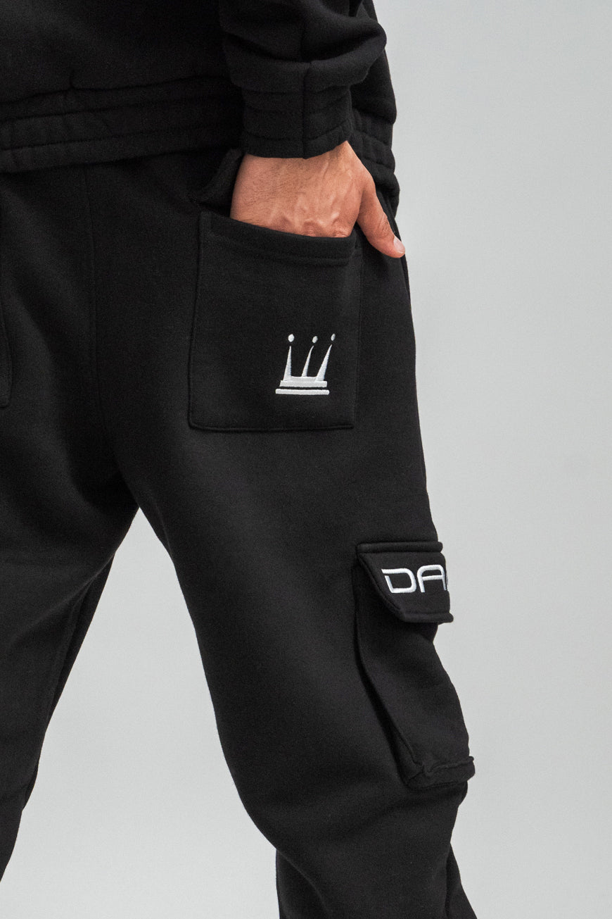 Dada Supreme Basic Cargo Jogger Black