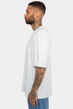 Dropsize Heavy Oversize Logo T-Shirt Salt Air