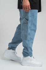 2Y Basic Relaxed Pocket Denim Jeans Blue