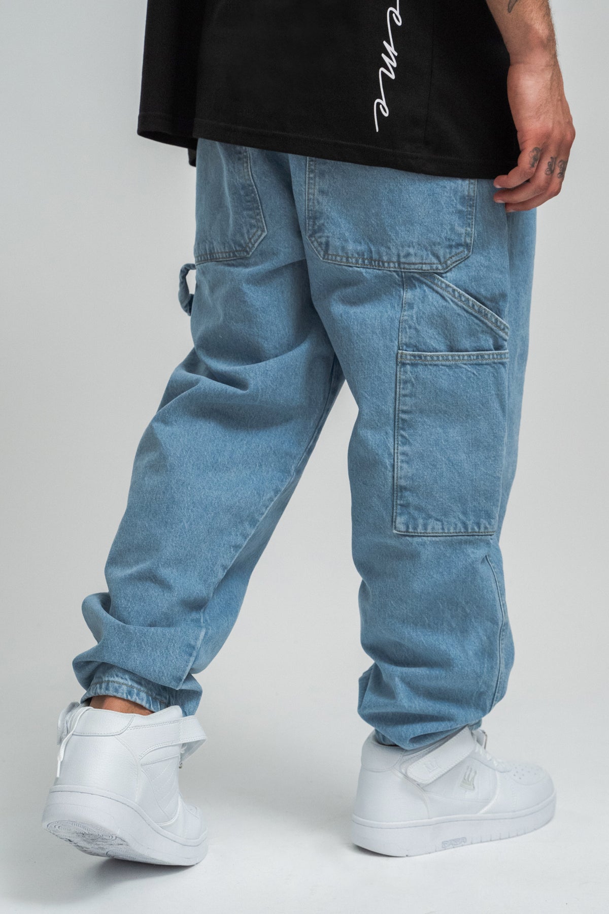 2Y Basic Relaxed Pocket Denim Jeans Blue