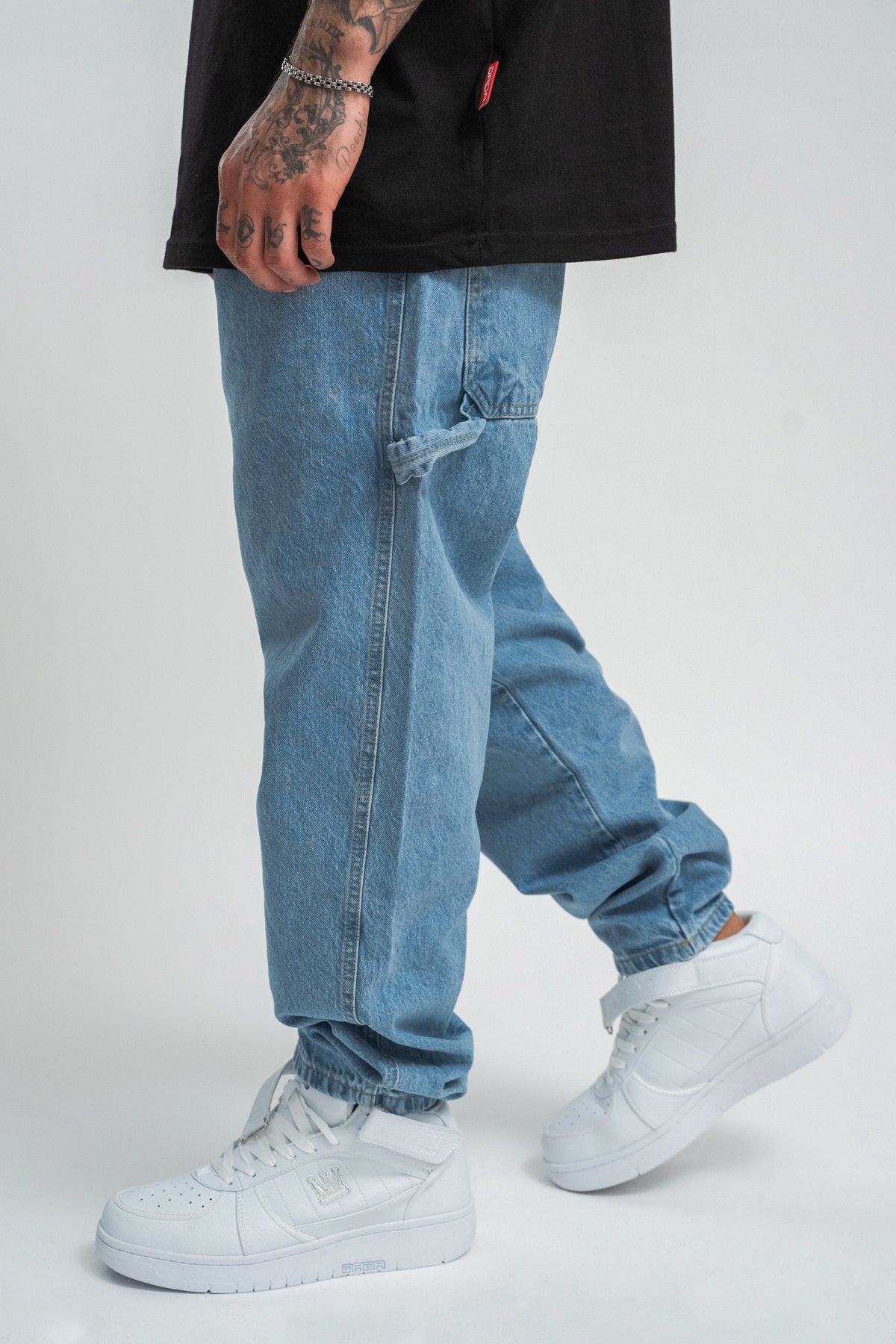 2Y Basic Relaxed Pocket Denim Jeans Blue