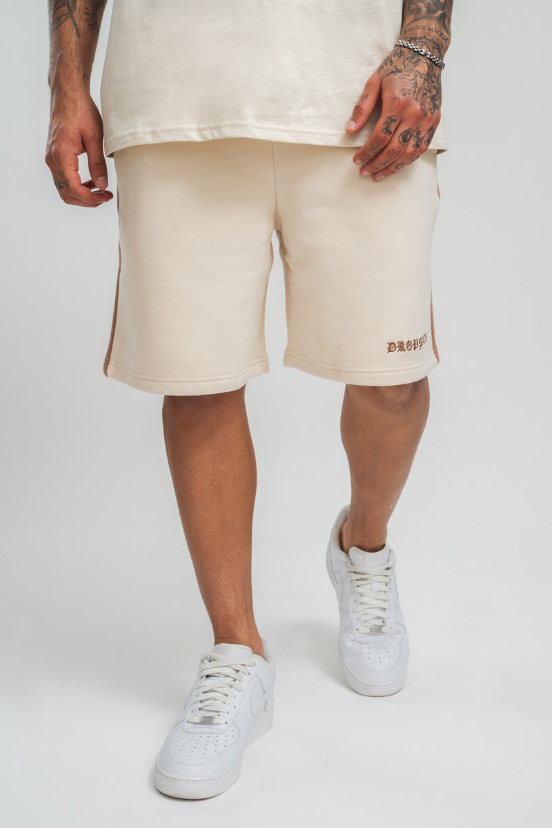 Dropsize Side Stripe Shorts Coconut