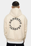 Dropsize Heavy Oversize Circle Hoodie Coconut Milk
