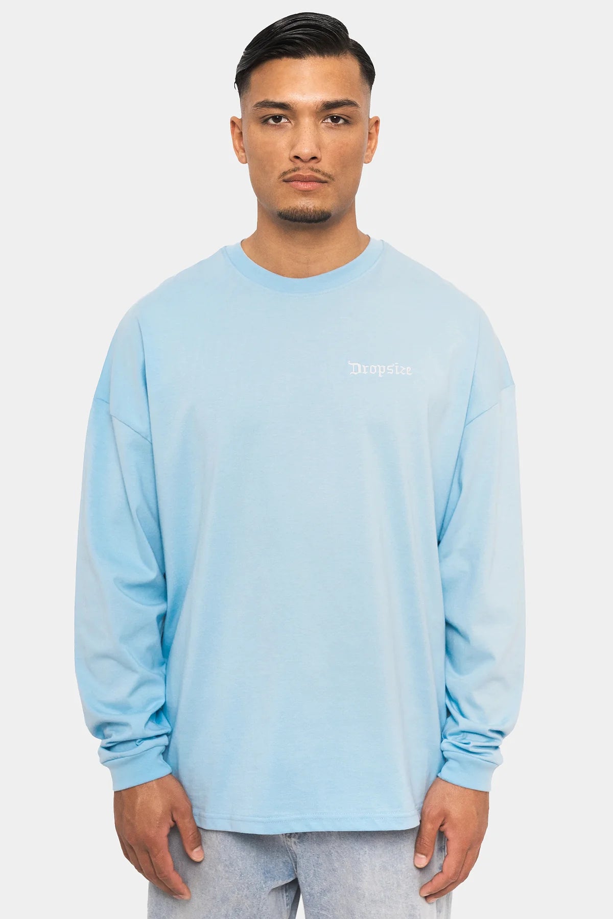 Dropsize Heavy Longsleeve Shirt Baby Blue