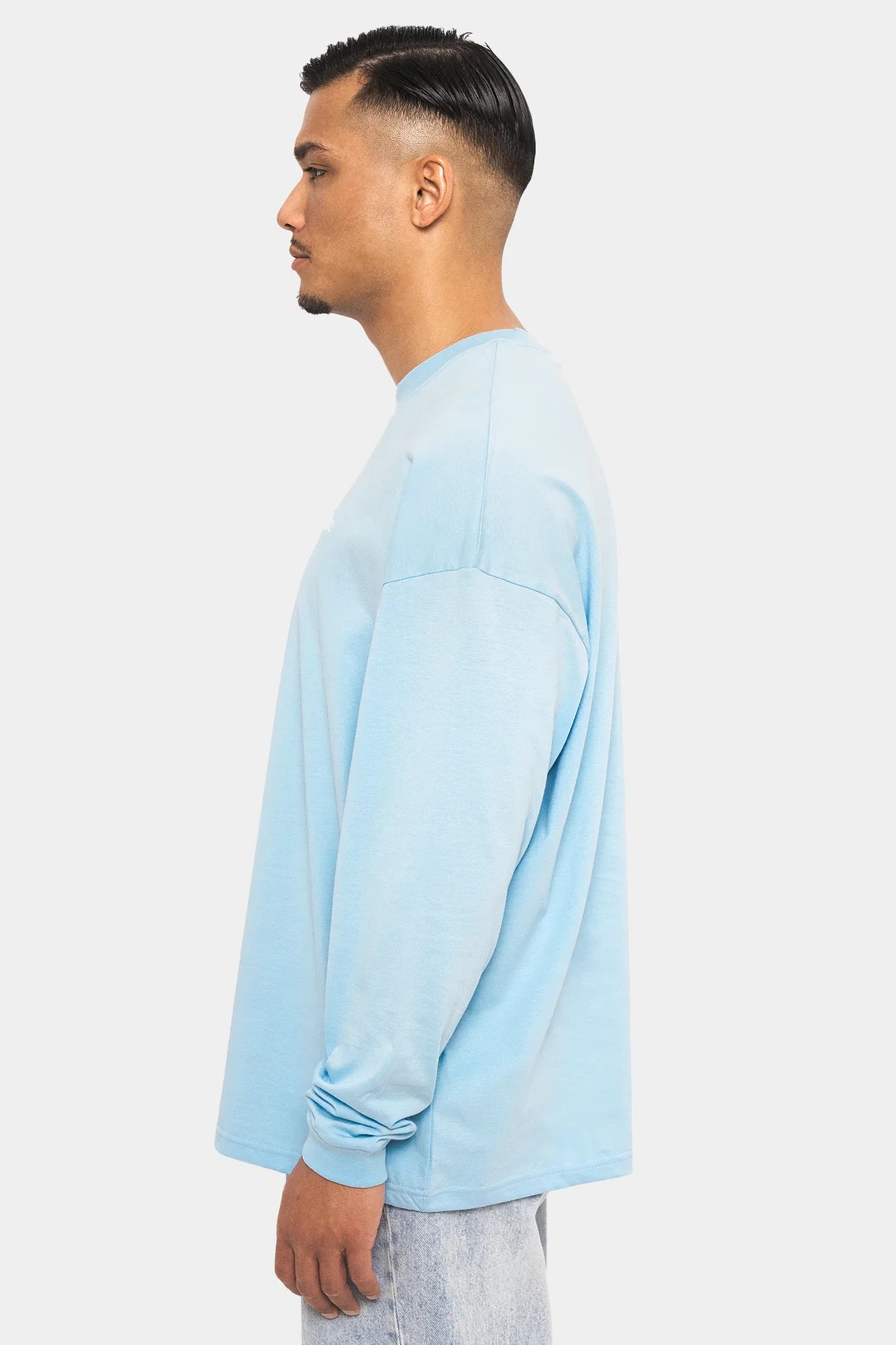 Dropsize Heavy Longsleeve Shirt Baby Blue