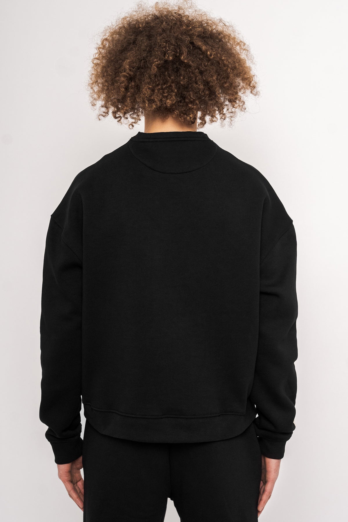 Chamakam Organic Oversized Heavy Sweatshirt Black