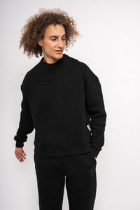 Chamakam Organic Oversized Heavy Sweatshirt Black