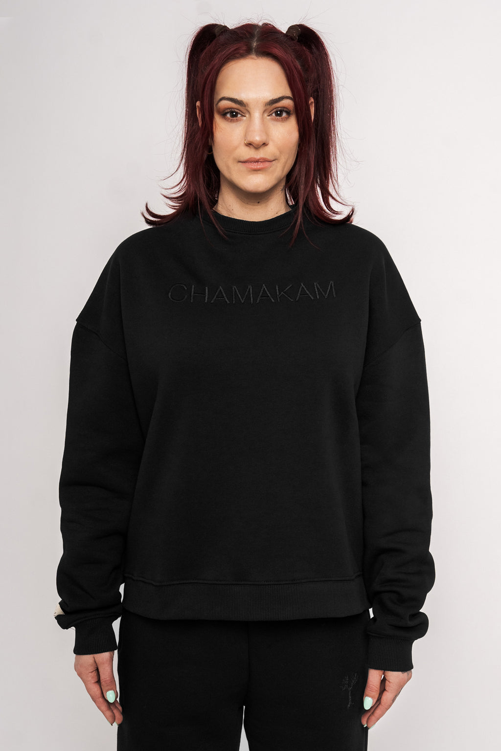 Chamakam Organic Heavy Sweatshirt Black