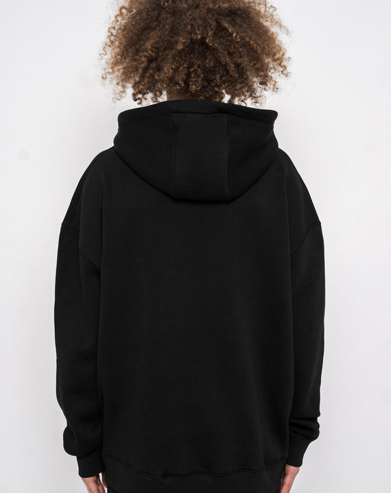 Chamakam Organic Super Oversized Heavy Hoodie Black