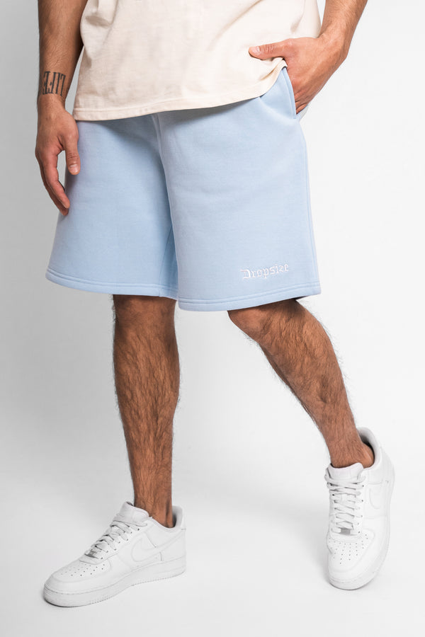 Dropsize Heavy Sweat Embo Short Baby Blue