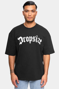 Heavy Oversize Logo T-Shirt Washed Black