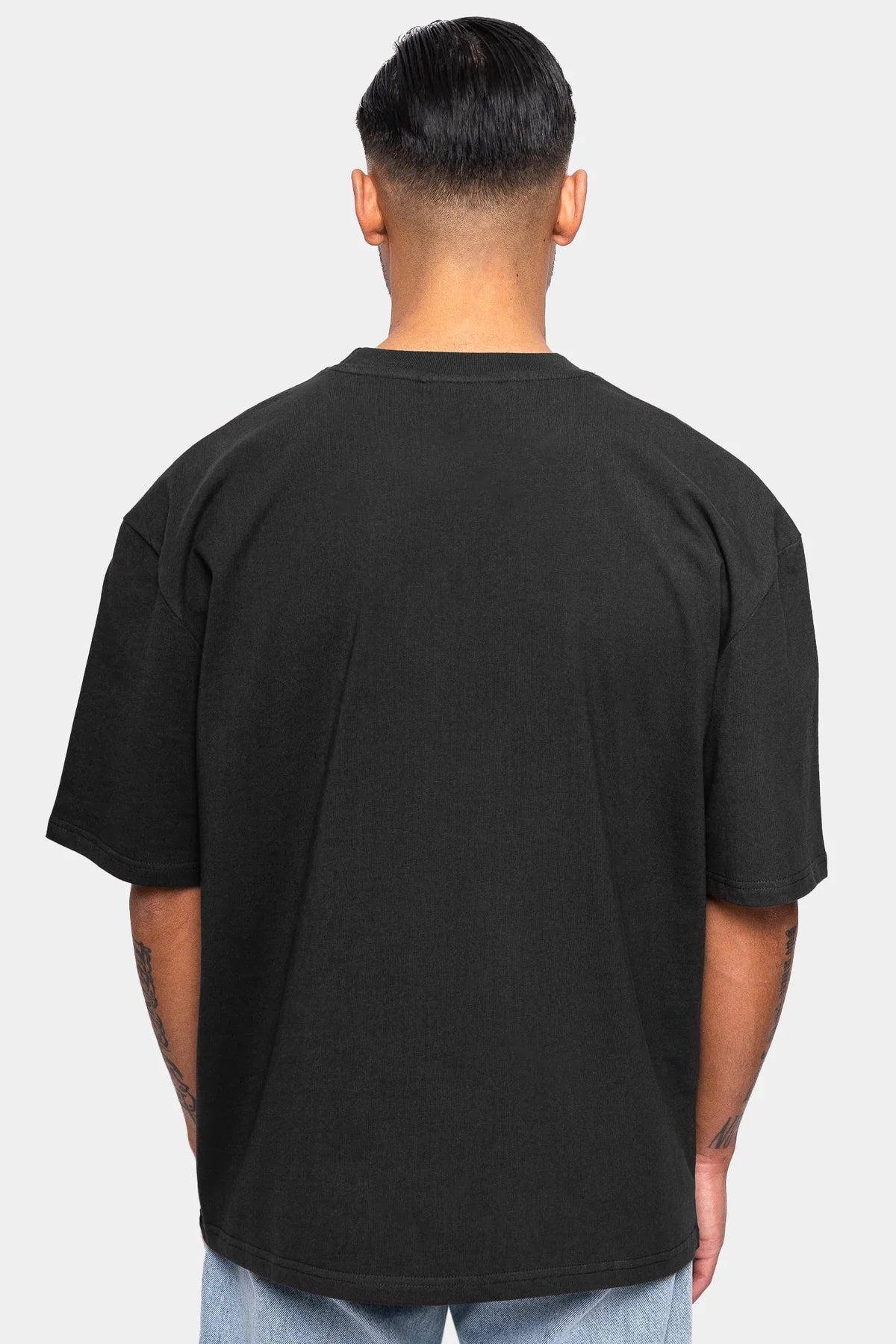 Heavy Oversize Logo T-Shirt Washed Black