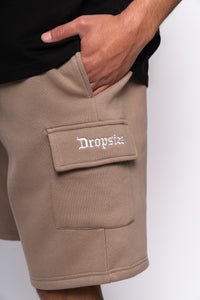 Dropsize Heavy Cargo Sweat Short Silver Mink