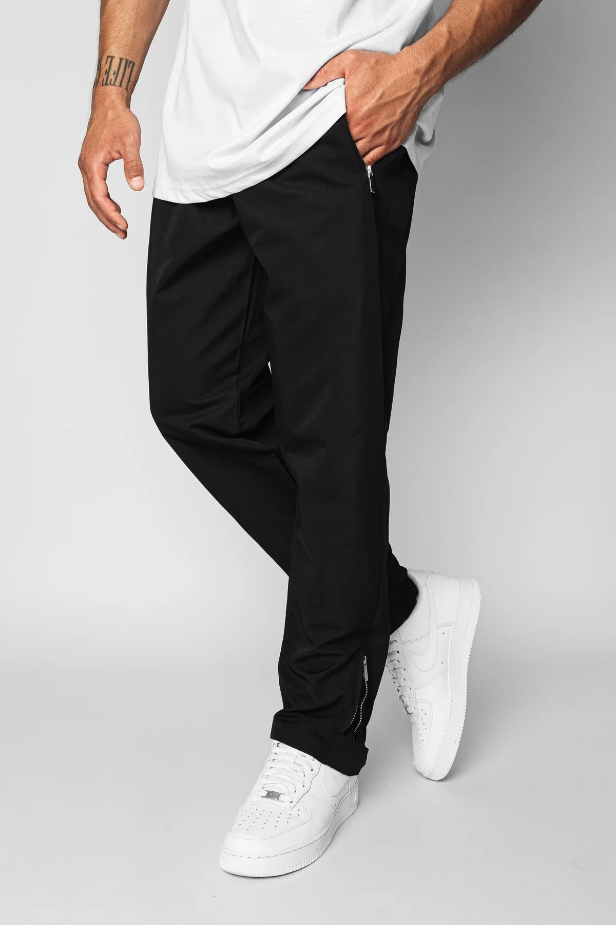 Dropsize Wide Track Pants Black