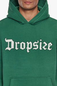 Dropsize Heavy Oversize Frottee Hoodie Green