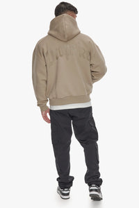 Dropsize Heavy Backlogo Hoodie Weathered Teak