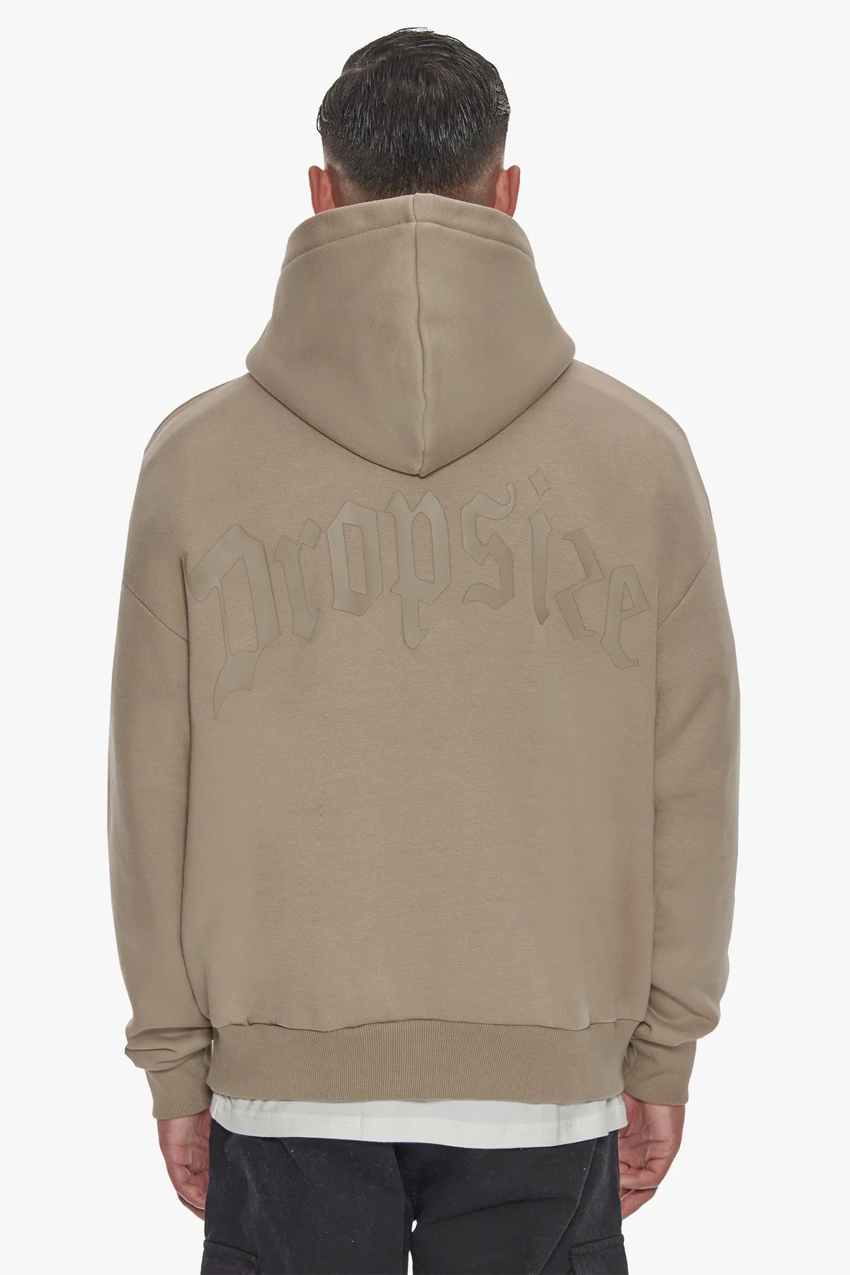 Dropsize Heavy Backlogo Hoodie Weathered Teak