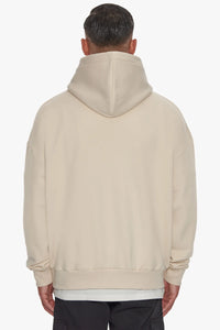 Dropsize Heavy Frontlogo Hoodie Coconut Milk Grape