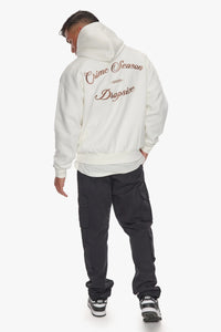 Dropsize Heavy Oversize Crime Season Hoodie Cream