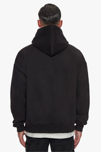 Dropsize Heavy Oversize Frottee Embo Hoodie Black