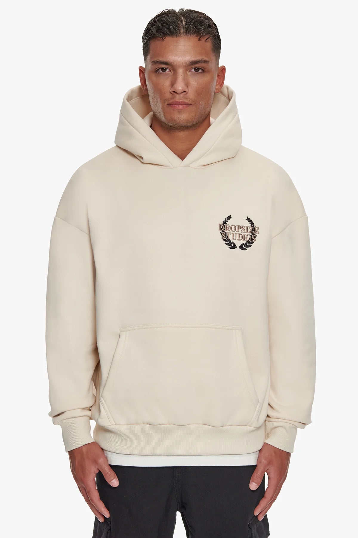 Dropsize Heavy Oversize Studio Hoodie Coconut Milk