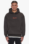 Dropsize Heavy Oversized in House Hoodie Washed Black