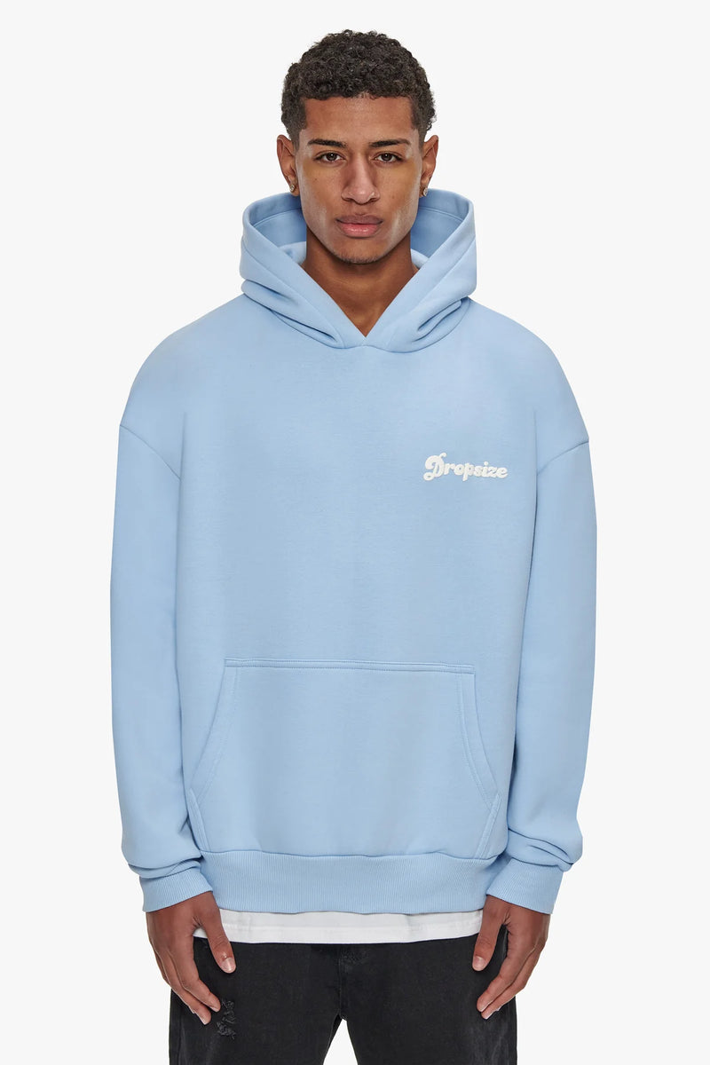Dropsize Heavy Sky is the Limit Hoodie Baby Blue