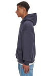 Dropsize Heavy Oversize Embo Hoodie Washed Navy