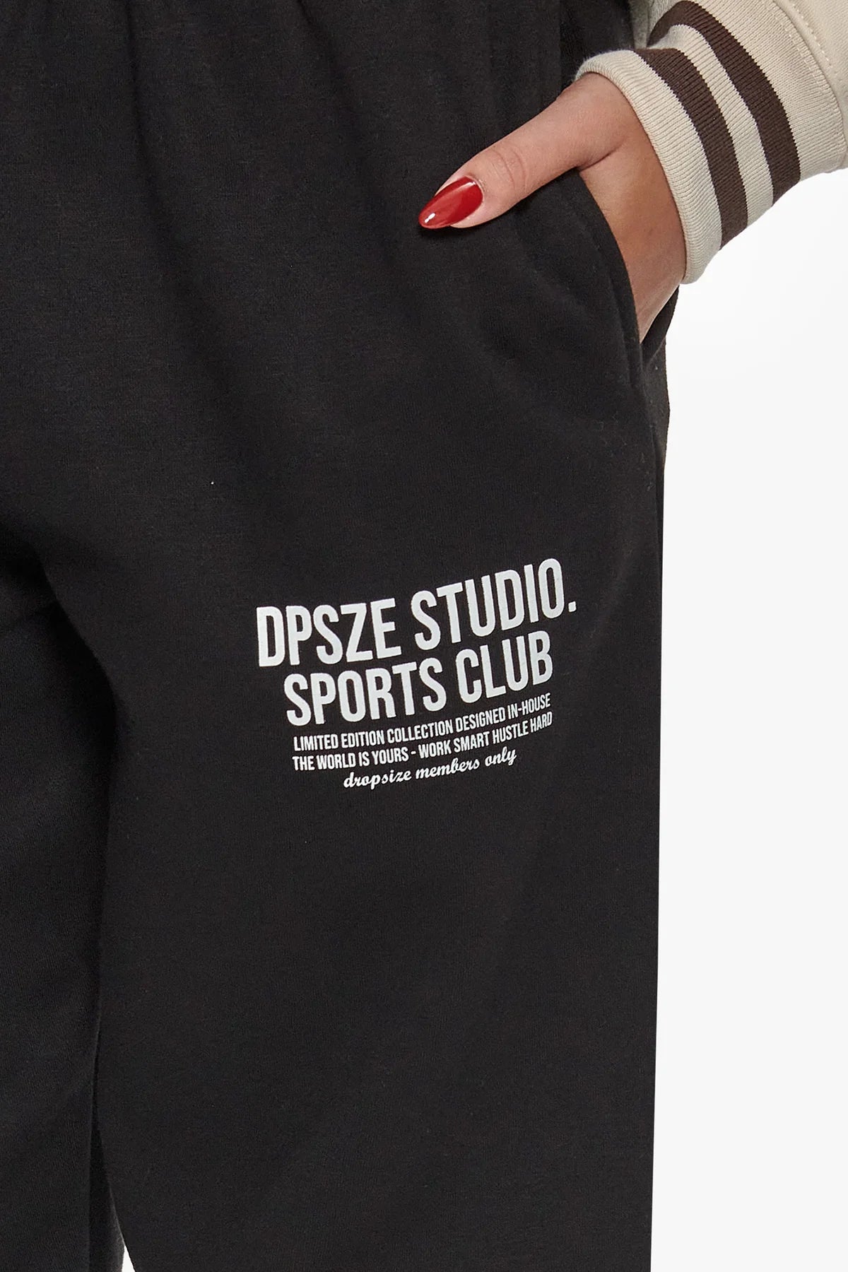 Dropsize Sportclub Woman Sweat Jogger Black