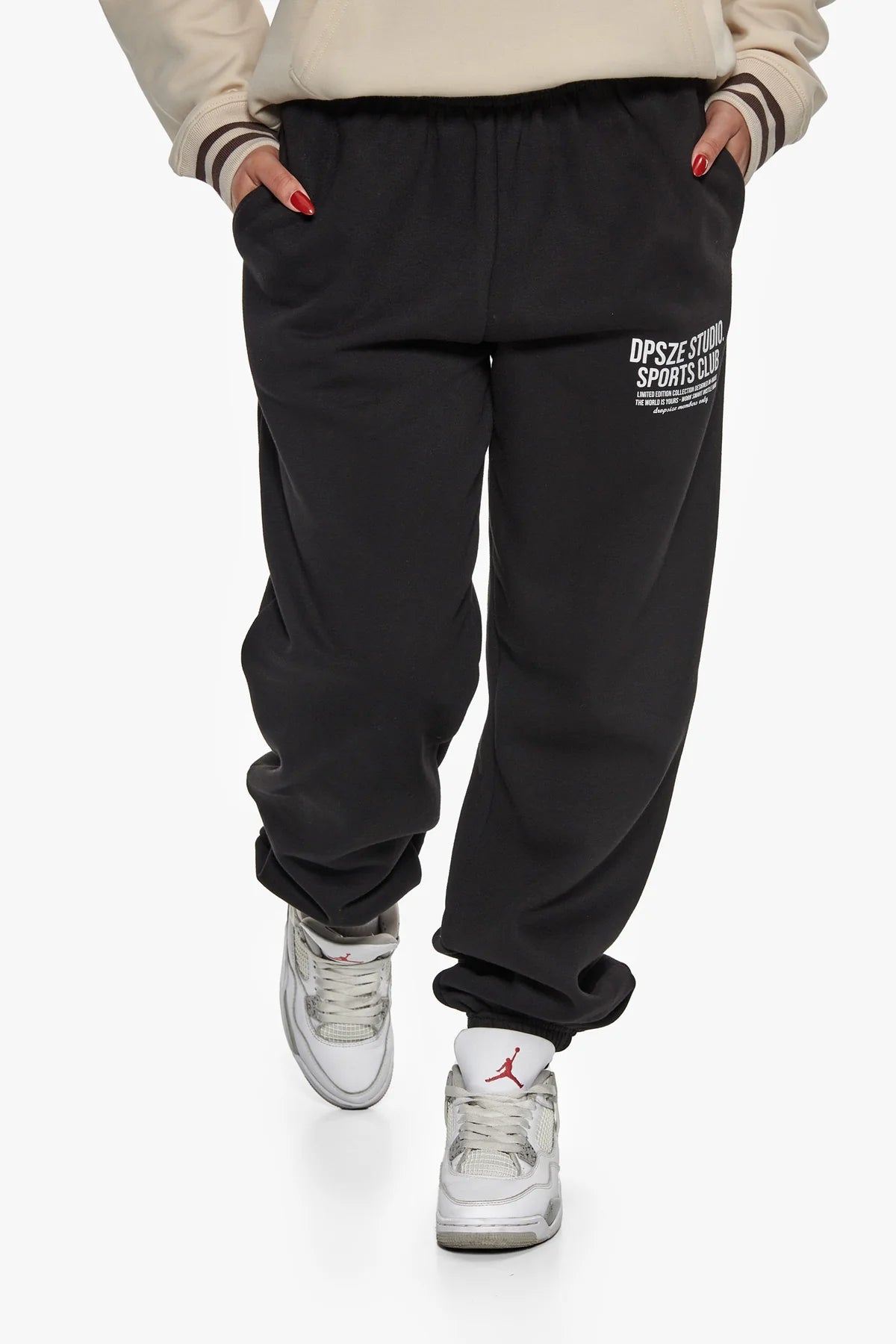 Dropsize Sportclub Woman Sweat Jogger Black