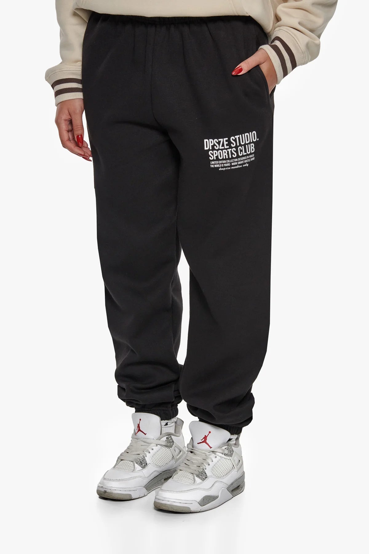 Dropsize Sportclub Woman Sweat Jogger Black