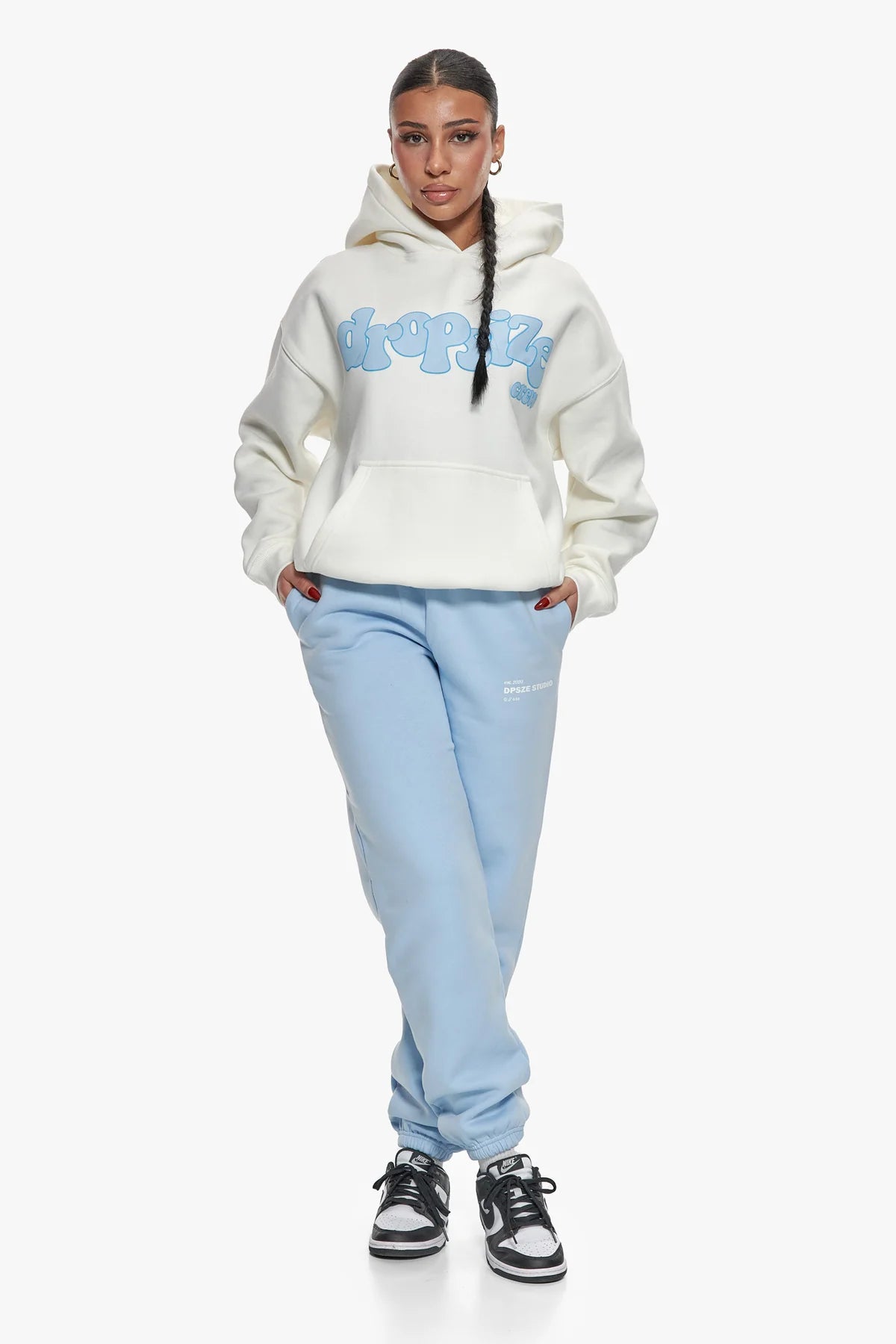 Dropsize Studio Woman Sweat Jogger Baby Blue