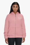 Dropsize Heavy Oversize Zip Hoodie Women Pink