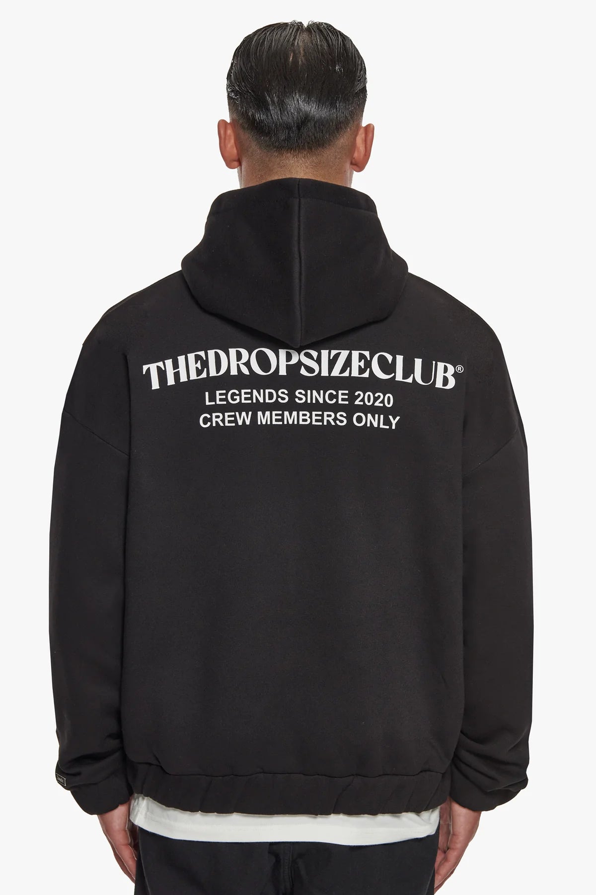 Dropsize Super Heavy Oversize TDC Zip Hoodie Black