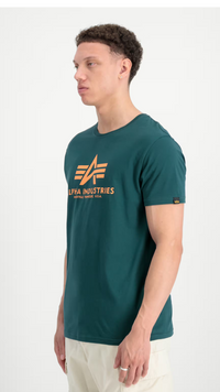 Alpha Industries Basic T-Shirt Force Green - Soulsideshop