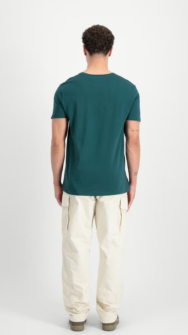Alpha Industries Basic T-Shirt Force Green - Soulsideshop